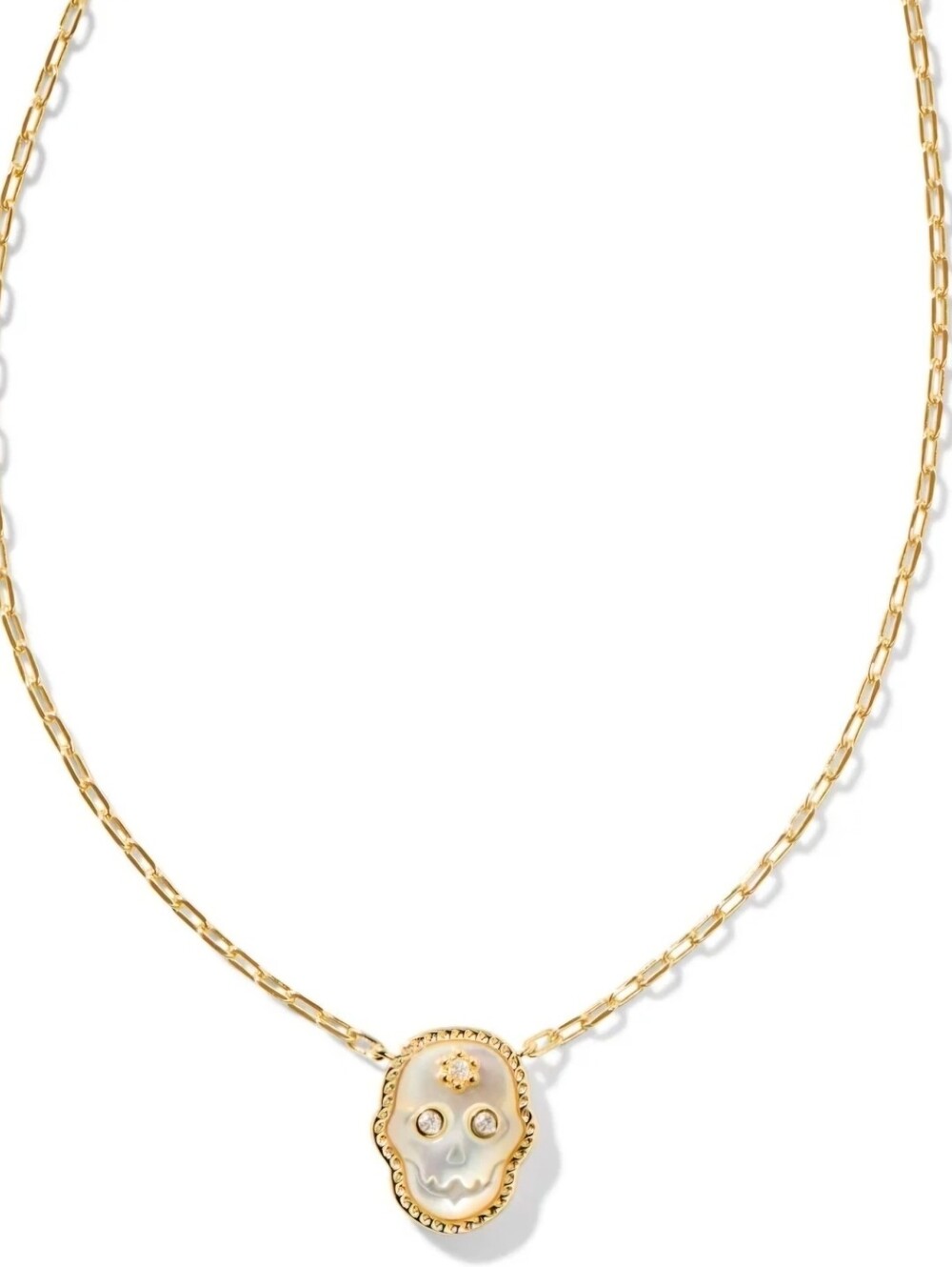 Kendra Scott Gold-Tone Skeleton Short Pendant Necklace
